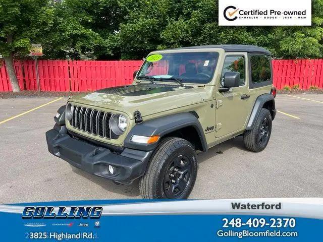2025 Jeep Wrangler 2-Door Sport 4x4 for sale in Bloomfield Hills, MI