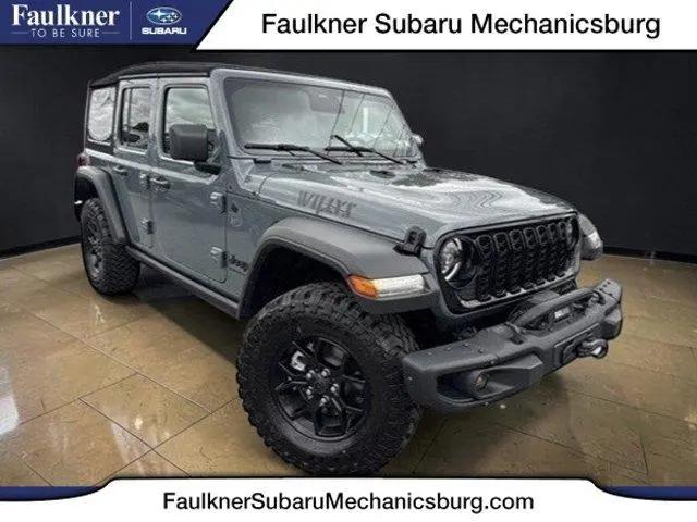 2025 Jeep Wrangler 4-Door Willys 4x4 for sale in Mechanicsburg, PA