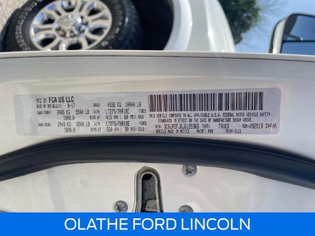 2018 Ram 2500 Laramie Crew Cab 4x4 6'4" Box