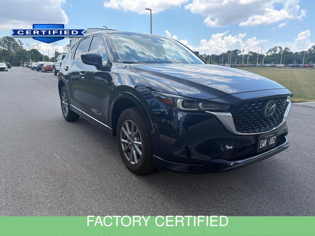 Deep Crystal Blue Mica 2025 Mazda CX-5 SUV / Crossover All-Wheel Drive Automatic