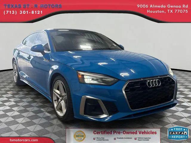 2022 Audi A5 Sportback Premium 45 TFSI S line quattro S tronic for sale in Houston, TX