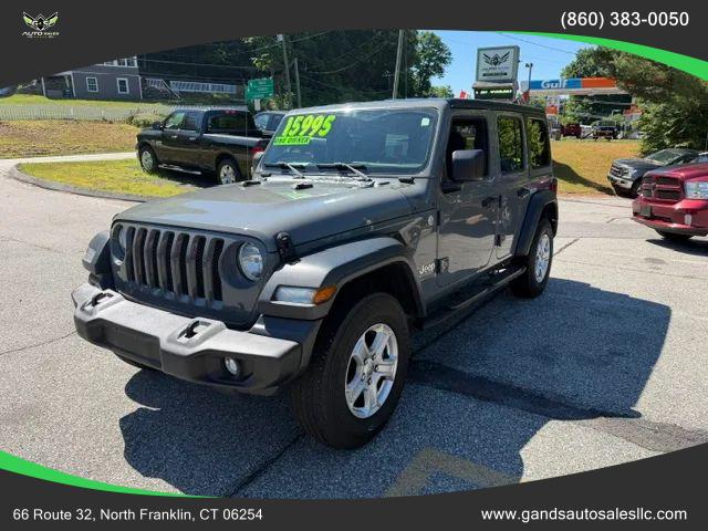 2018 Jeep Wrangler Unlimited Sport S 4x4 for sale in North Franklin , CT