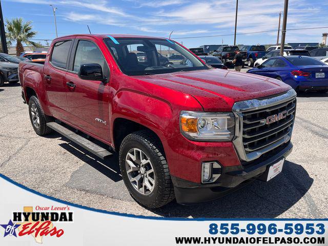 2021 GMC Canyon 4WD Crew Cab Short Box AT4 - Cloth for sale in EL PASO, TX