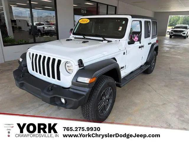 2024 Jeep Wrangler 4-Door Sport S 4x4 for sale in Greencastle, IN