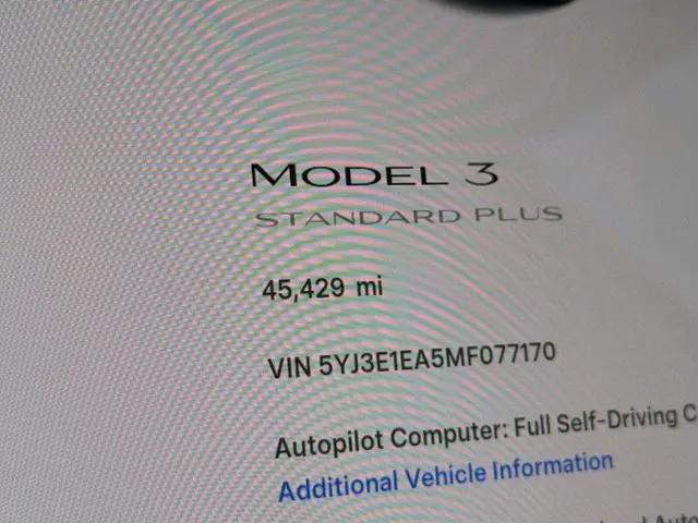2021 Tesla Model 3 Standard Range Plus Rear-Wheel Drive