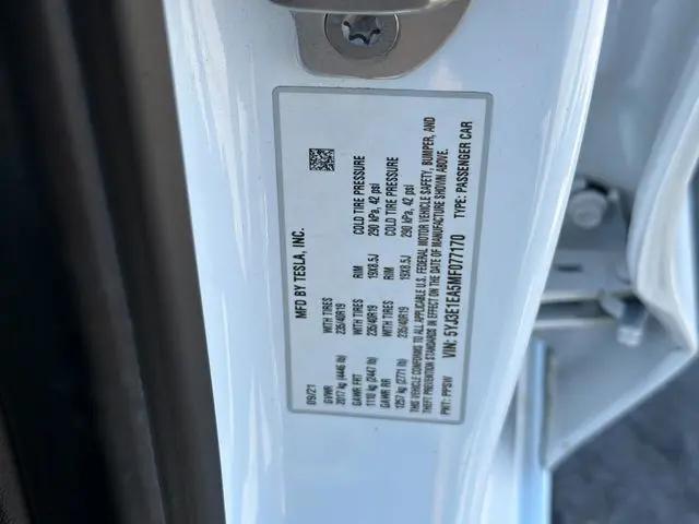 2021 Tesla Model 3 Standard Range Plus Rear-Wheel Drive