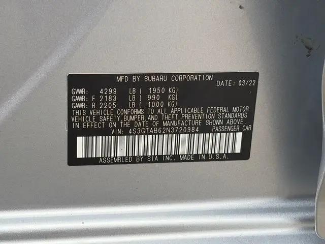 2022 Subaru Impreza Base 5-Door
