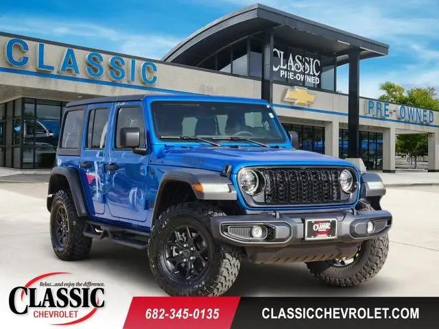 2025 Jeep Wrangler 4-Door Willys 4x4 for sale in Grapevine, TX