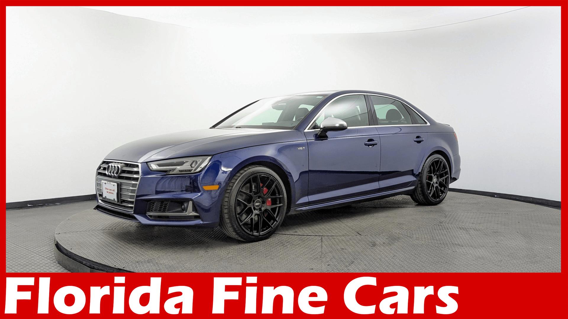 Navarra Blue Metallic 2018 Audi S4 Sedan All-Wheel Drive Automatic