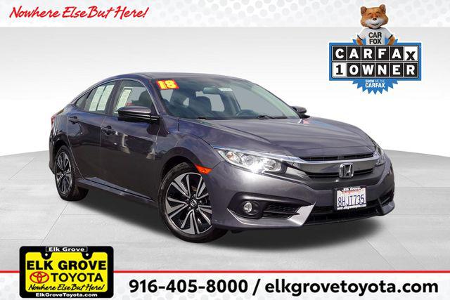 2018 Honda Civic EX-L for sale in Elk Grove, CA