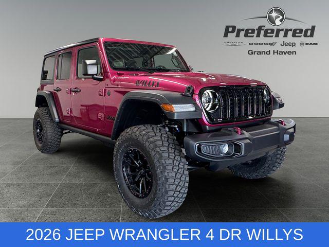 2026 Jeep Wrangler 4-Door Willys 4x4 for sale in Grand Haven, MI