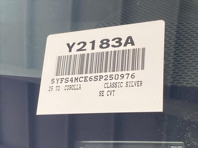 2025 Toyota Corolla SE