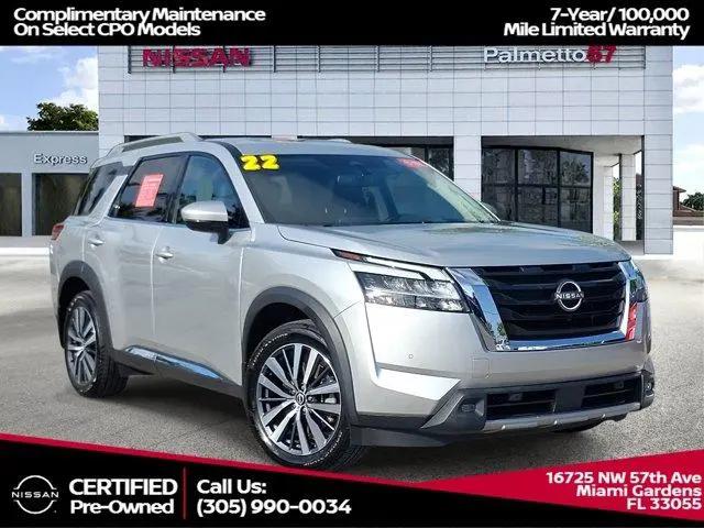 2022 Nissan Pathfinder Platinum 4WD for sale in Miami Gardens, FL