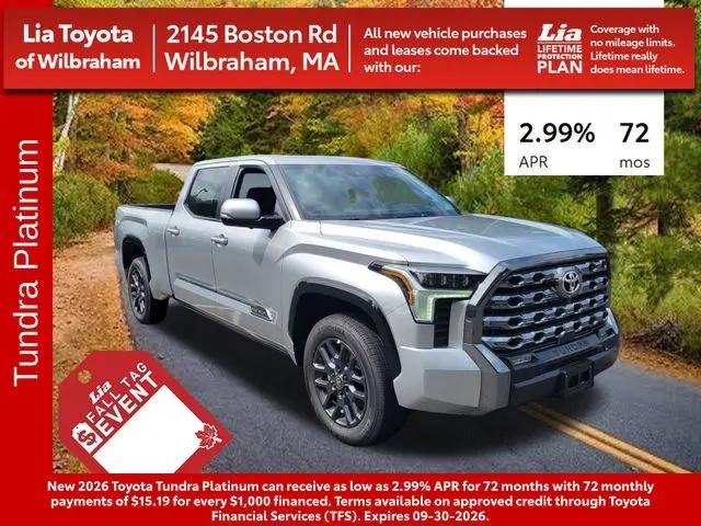 2026 Toyota Tundra Platinum CrewMax 6.5 Bed for sale in Wilbraham, MA