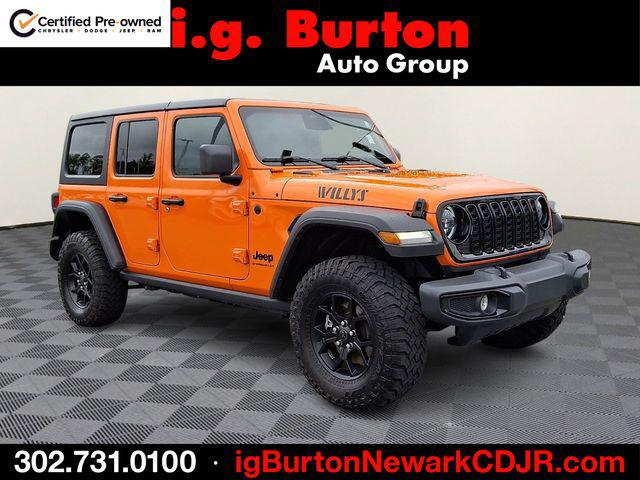 2025 Jeep Wrangler 4-Door Willys 4x4 2025 Jeep Wrangler 4-Door Willys 4x4
