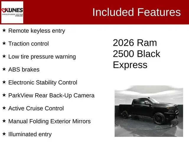 2026 Ram 2500 Black Express Crew Cab 4x4 64 Box