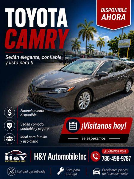 2019 Toyota Camry LE for sale in Hialeah, FL