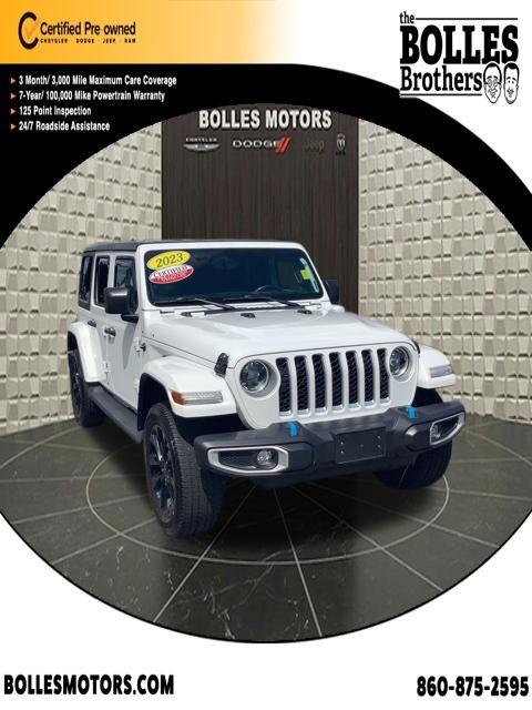 2023 Jeep Wrangler 4xe Sahara 4x4 for sale in Ellington, CT