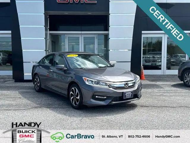 2017 Honda Accord EX-L V6 for sale in Saint Albans, VT