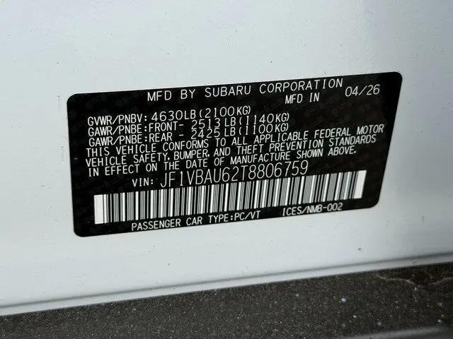 2026 Subaru WRX GT