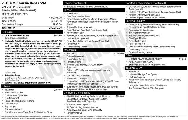 2013 GMC Terrain for sale near Norwalk, OH