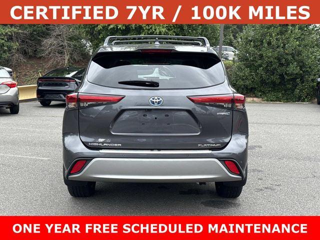 2021 Toyota Highlander Hybrid Platinum 2021 Toyota Highlander Hybrid Platinum