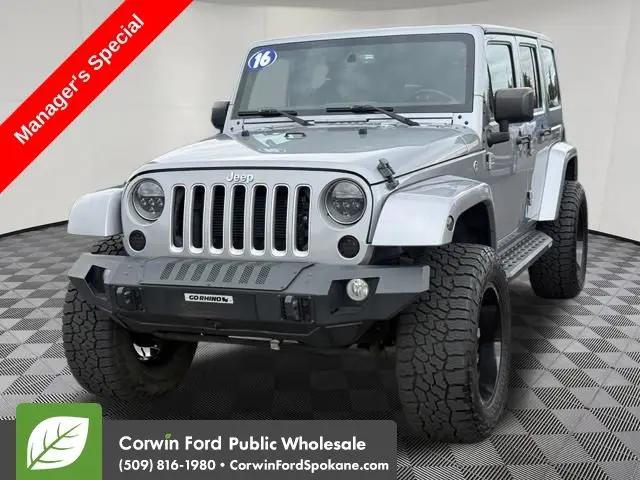 2016 Jeep Wrangler Unlimited Sahara for sale in Spokane, WA