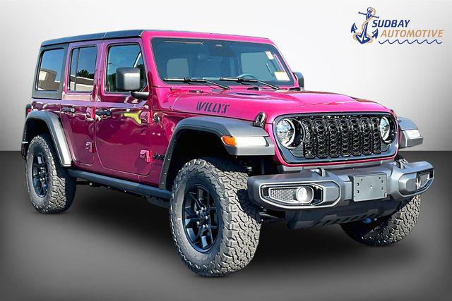 2026 Jeep Wrangler 4-Door Willys 4x4 for sale in Gloucester, MA