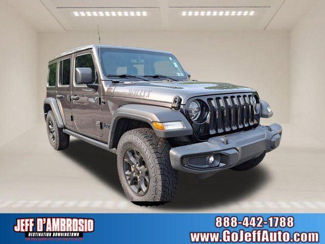 2021 Jeep Wrangler Unlimited Willys 4x4 2021 Jeep Wrangler Unlimited Willys 4x4