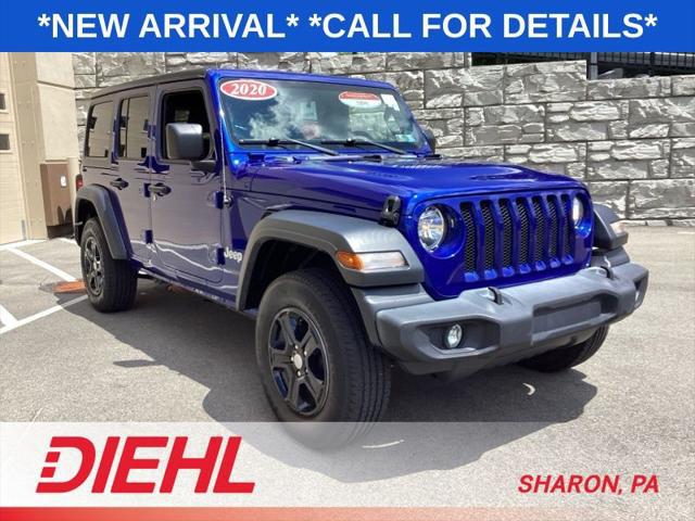 2020 Jeep Wrangler Sport S 4x4 for sale in SHARON, PA