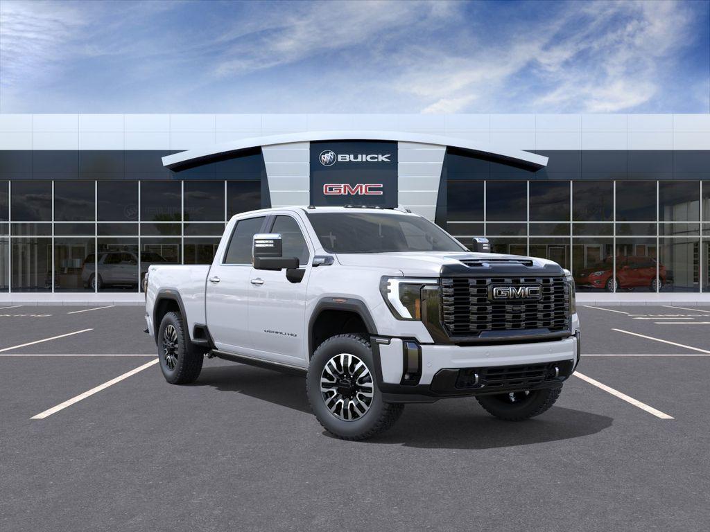 Glacier White Tricoat 2026 GMC Sierra 2500HD Pickup Truck Four-Wheel Drive Automatic
