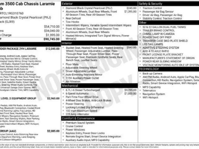 2024 Ram 3500 Tradesman/SLT/Laramie/Limited