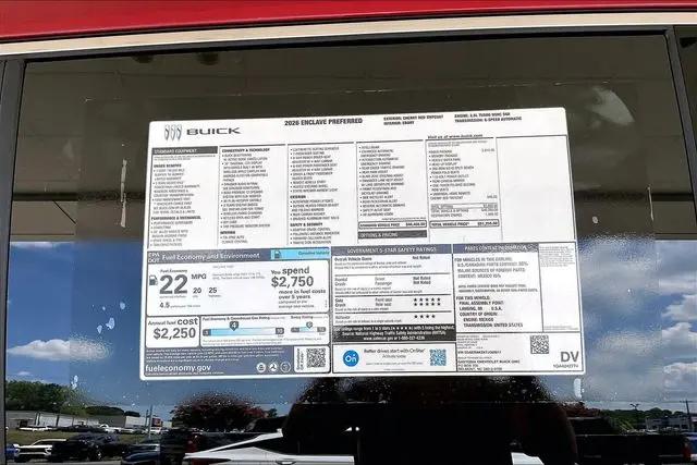 2026 Buick Enclave Preferred FWD