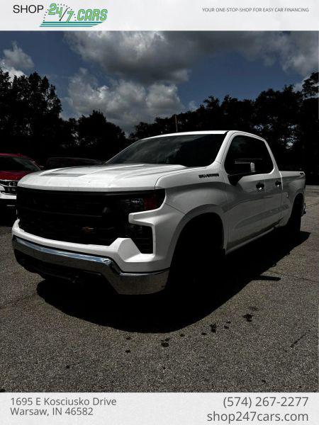 2022 Chevrolet Silverado 1500 4WD Double Cab Standard Bed WT for sale in Larwill, IN