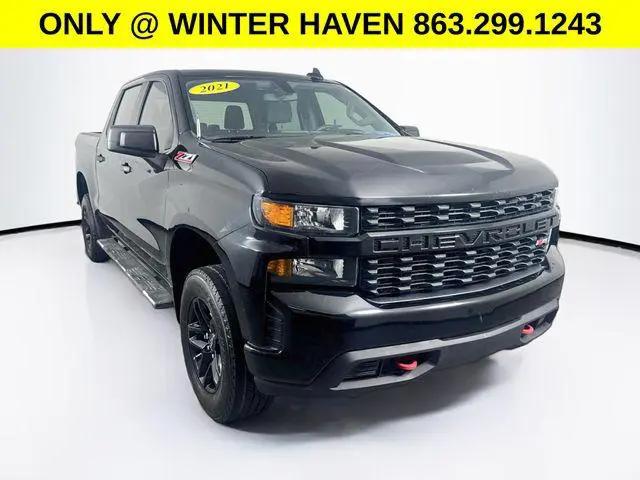 2021 Chevrolet Silverado 1500 4WD Crew Cab Short Bed Custom Trail Boss for sale in Winter Haven, FL