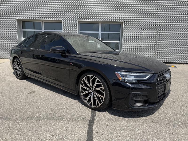 Sebring Black Crystal Effect 2025 Audi A8 Sedan All-Wheel Drive Automatic