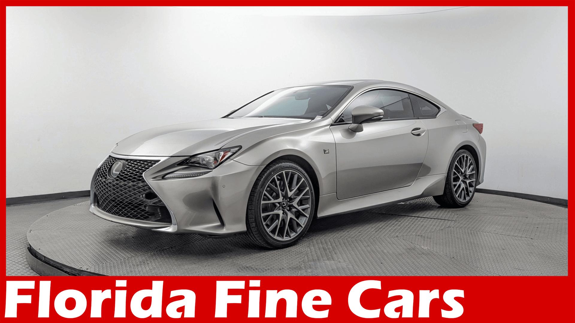 Silver 2017 Lexus RC Coupe Rear-Wheel Drive Automatic