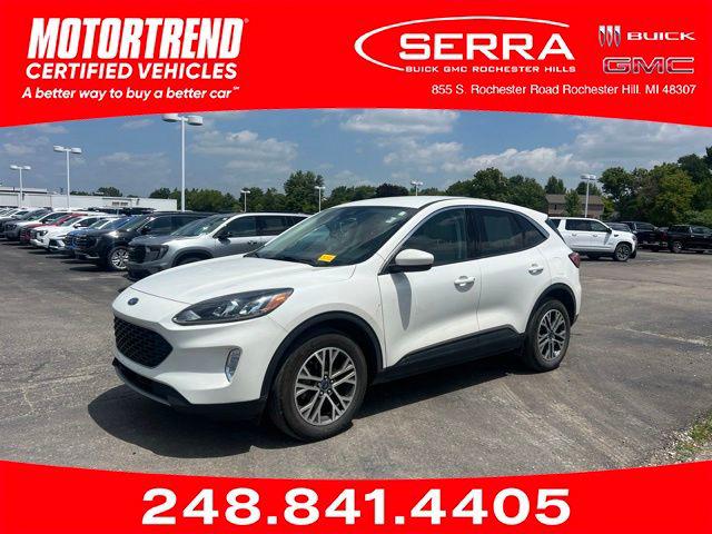 Star White Metallic Tri-Coat 2022 Ford Escape SUV / Crossover All-Wheel Drive Automatic