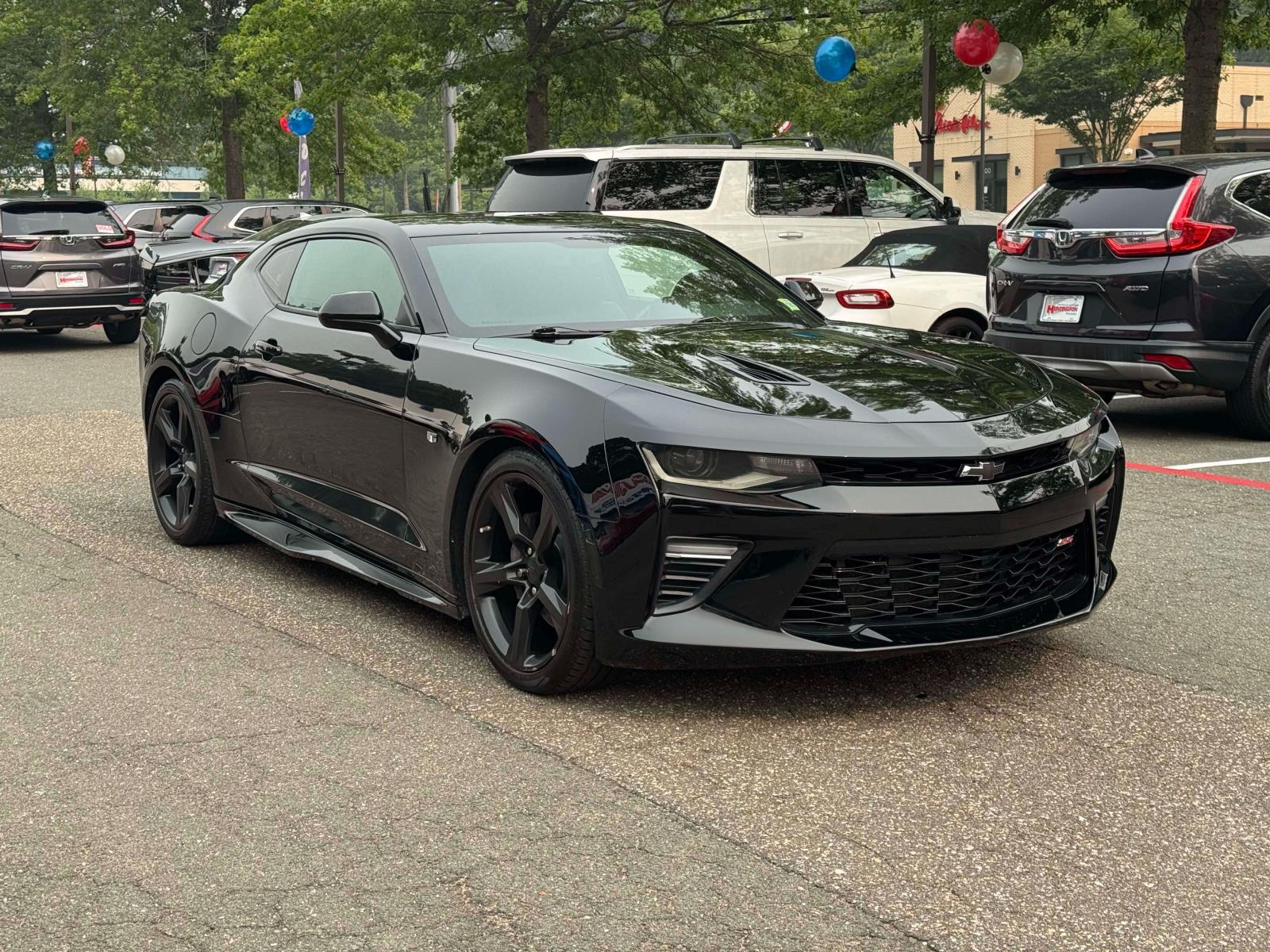 Black 2017 Chevrolet Camaro Coupe Rear-Wheel Drive Automatic