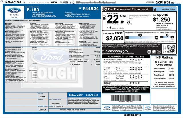 2016 Ford F-150 Lariat for sale in FORT WORTH, TX