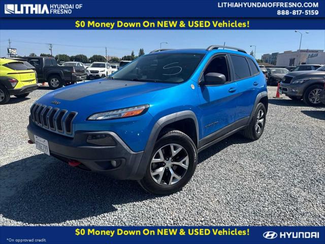 2018 Jeep Cherokee Trailhawk 4x4 for sale in FRESNO, CA