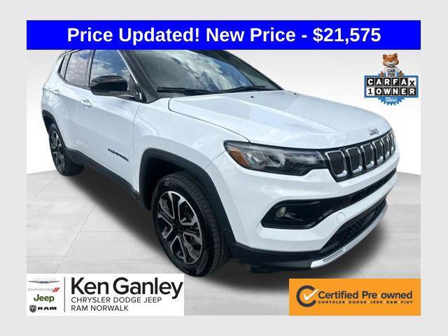 2022 Jeep Compass Limited 4x4 for sale near NORWALK, OH