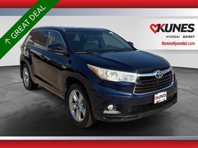 2015 Toyota Highlander Limited V6 for sale in QUINCY, IL