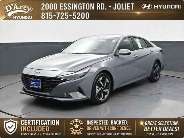 2021 Hyundai Elantra Hybrid Limited for sale in JOLIET, IL
