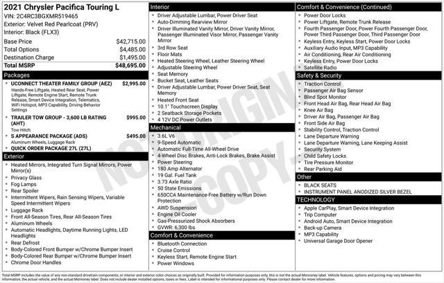 2021 Chrysler Pacifica Touring L AWD
