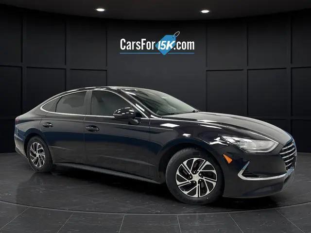 2023 Hyundai Sonata Hybrid Blue for sale in Plymouth, WI