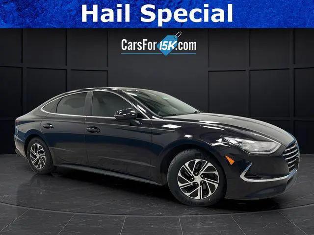 2023 Hyundai Sonata Hybrid Blue for sale in Plymouth, WI