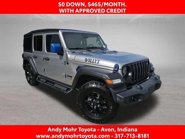 2020 Jeep Wrangler Willys 4x4 for sale in Avon, IN