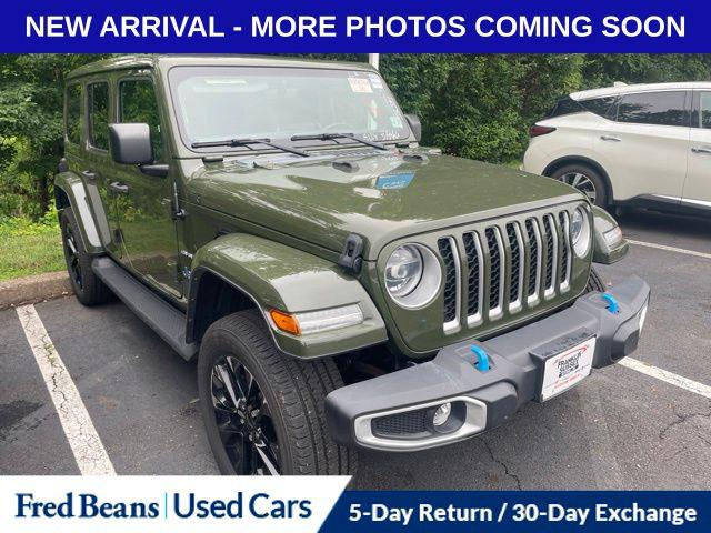 2022 Jeep Wrangler 4xe Unlimited Sahara 4x4 for sale in Doylestown, PA