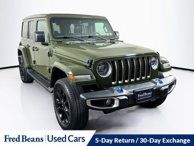 2022 Jeep Wrangler 4xe Unlimited Sahara 4x4 for sale in Doylestown, PA